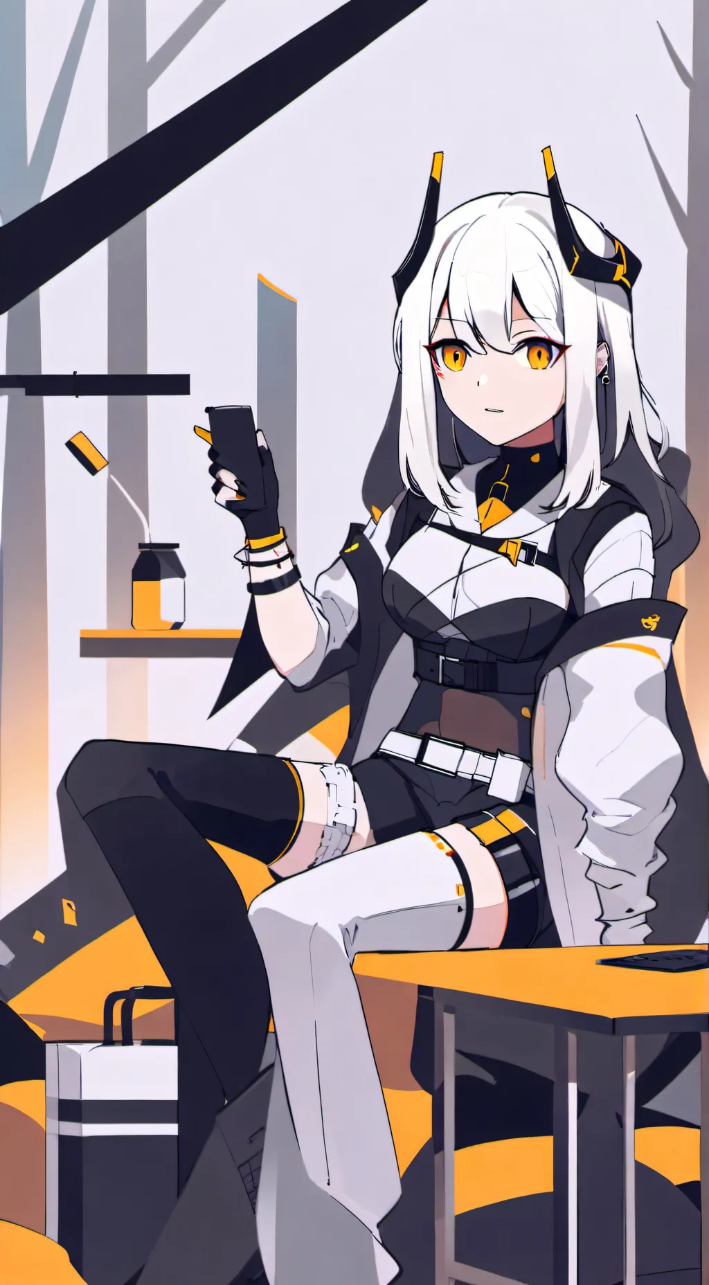 ai character: hyunjin  background