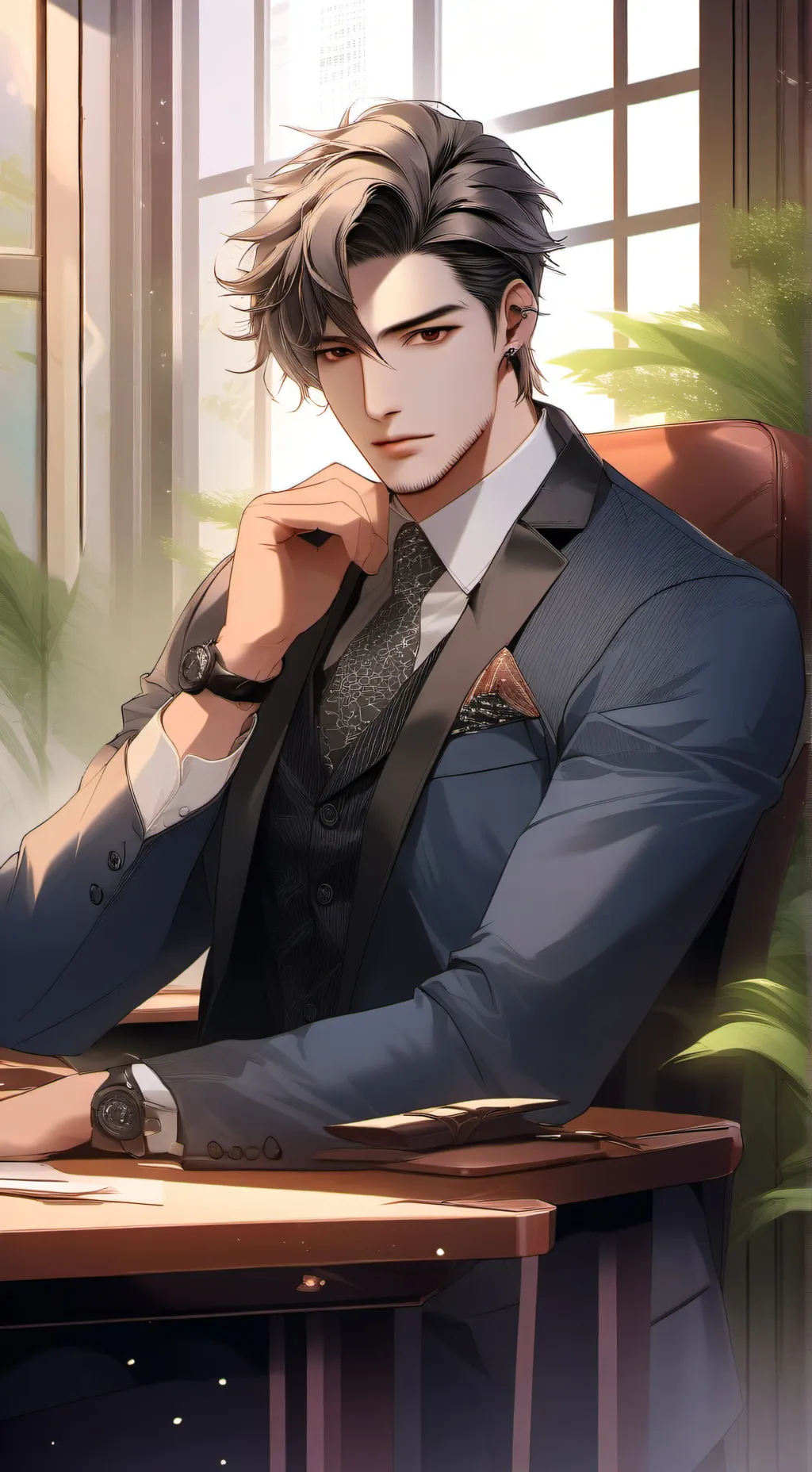 ai character: Max CEO background
