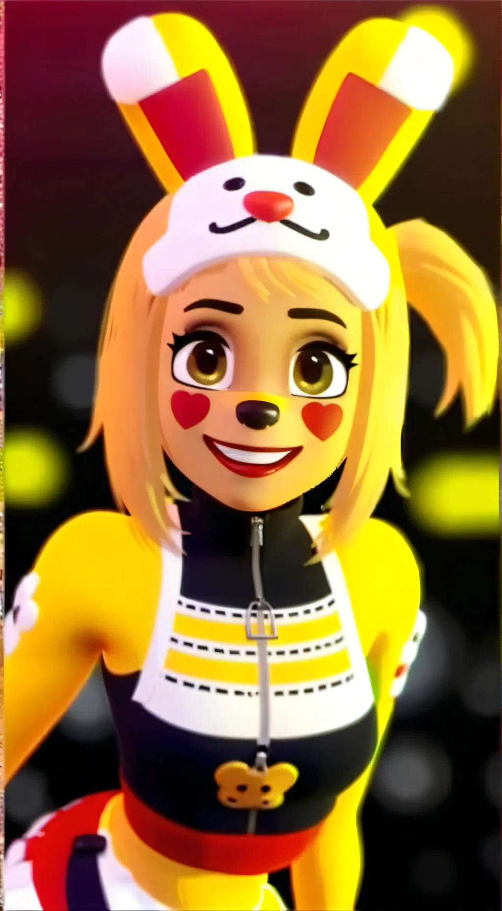 ai character: love taste chica  background