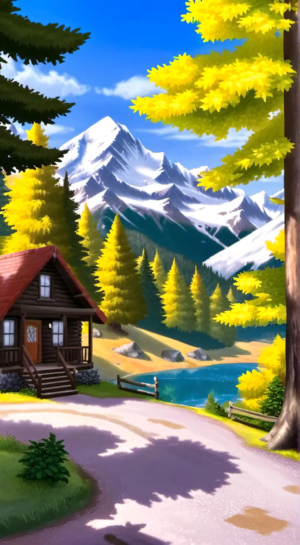 ai character: cal-wood background