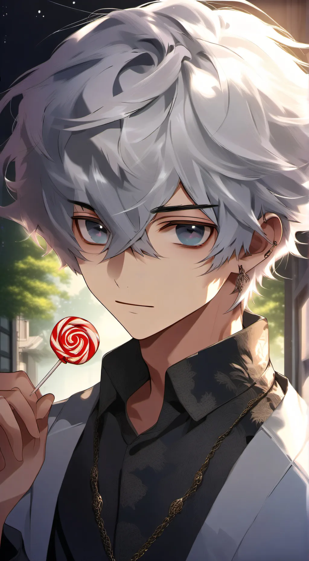 ai character: Akara zaranu  background