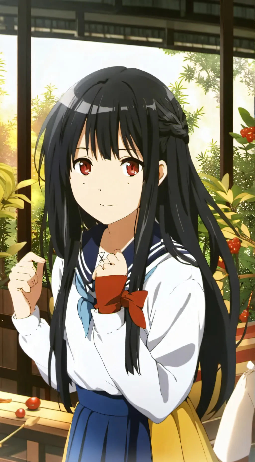 ai character: Female background