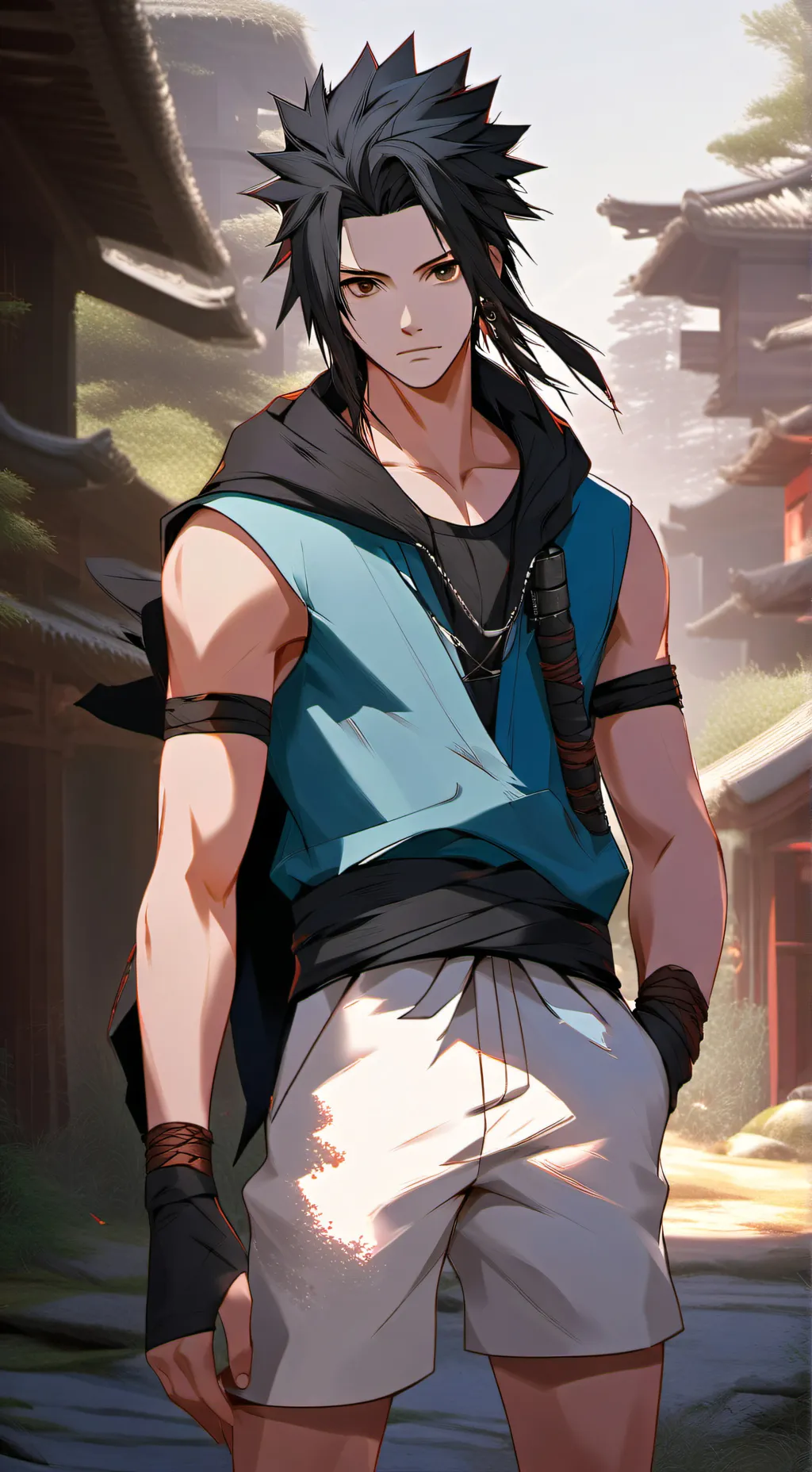 ai character: Sasuke (NARUTO) background