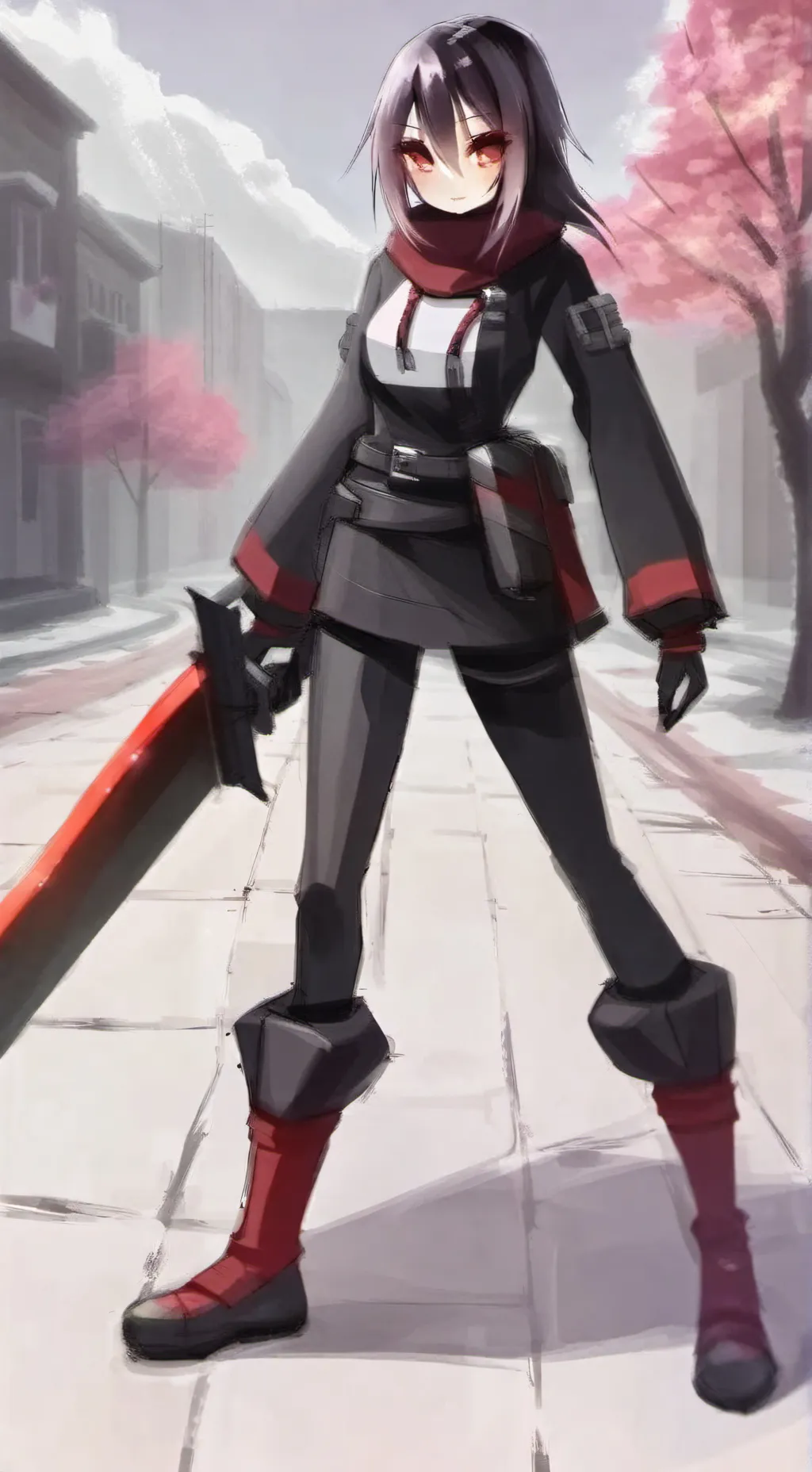 ai character: conbatrice background
