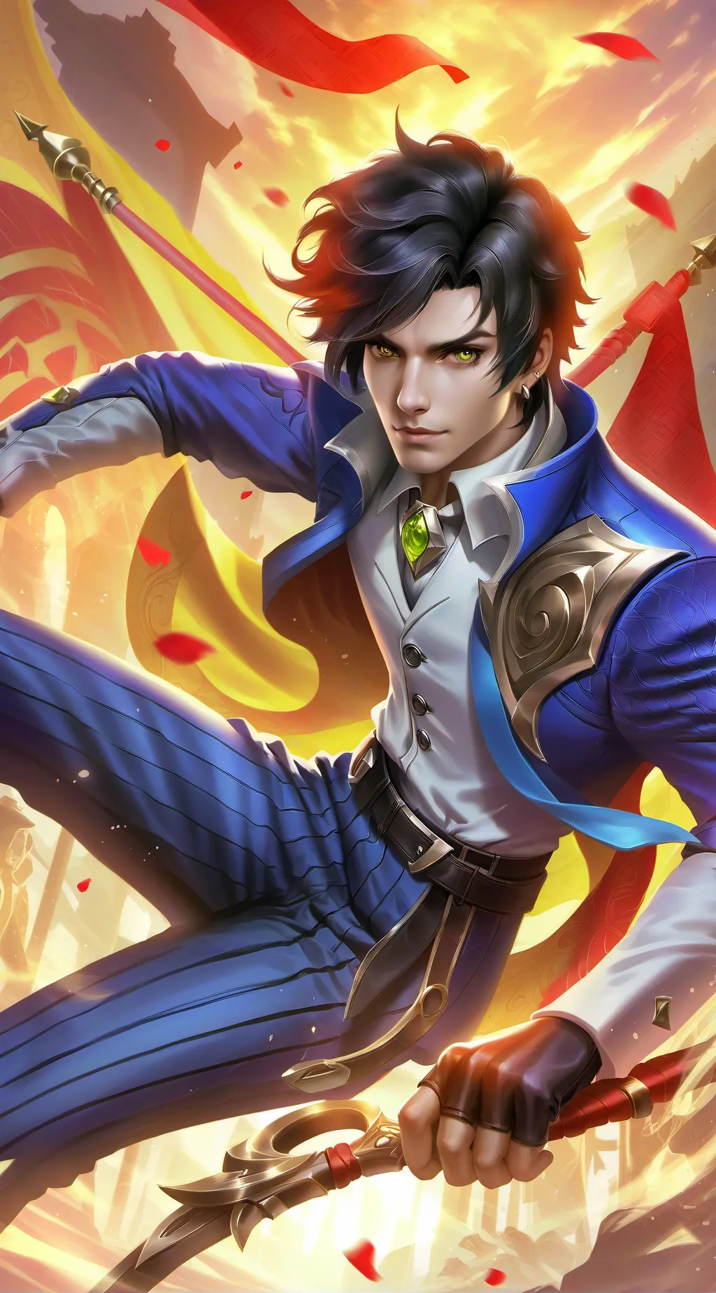 ai character: Zack  background