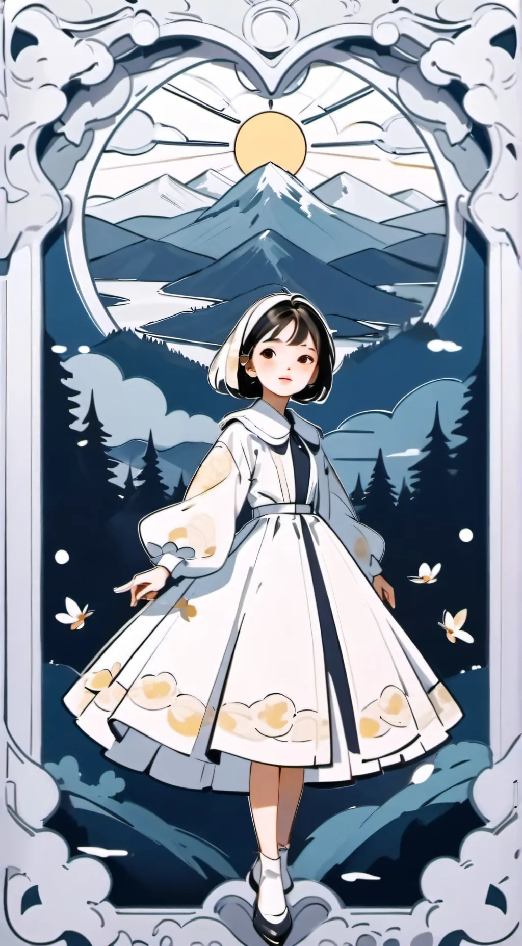 ai character: Sheslept they wept background