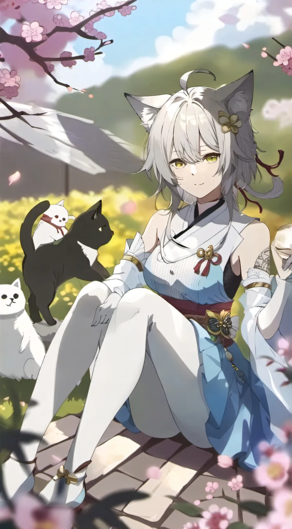 ai character: neko background