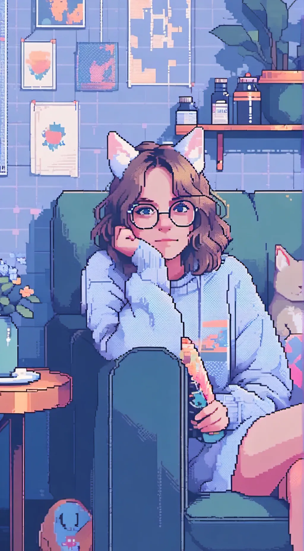 ai character: amy background