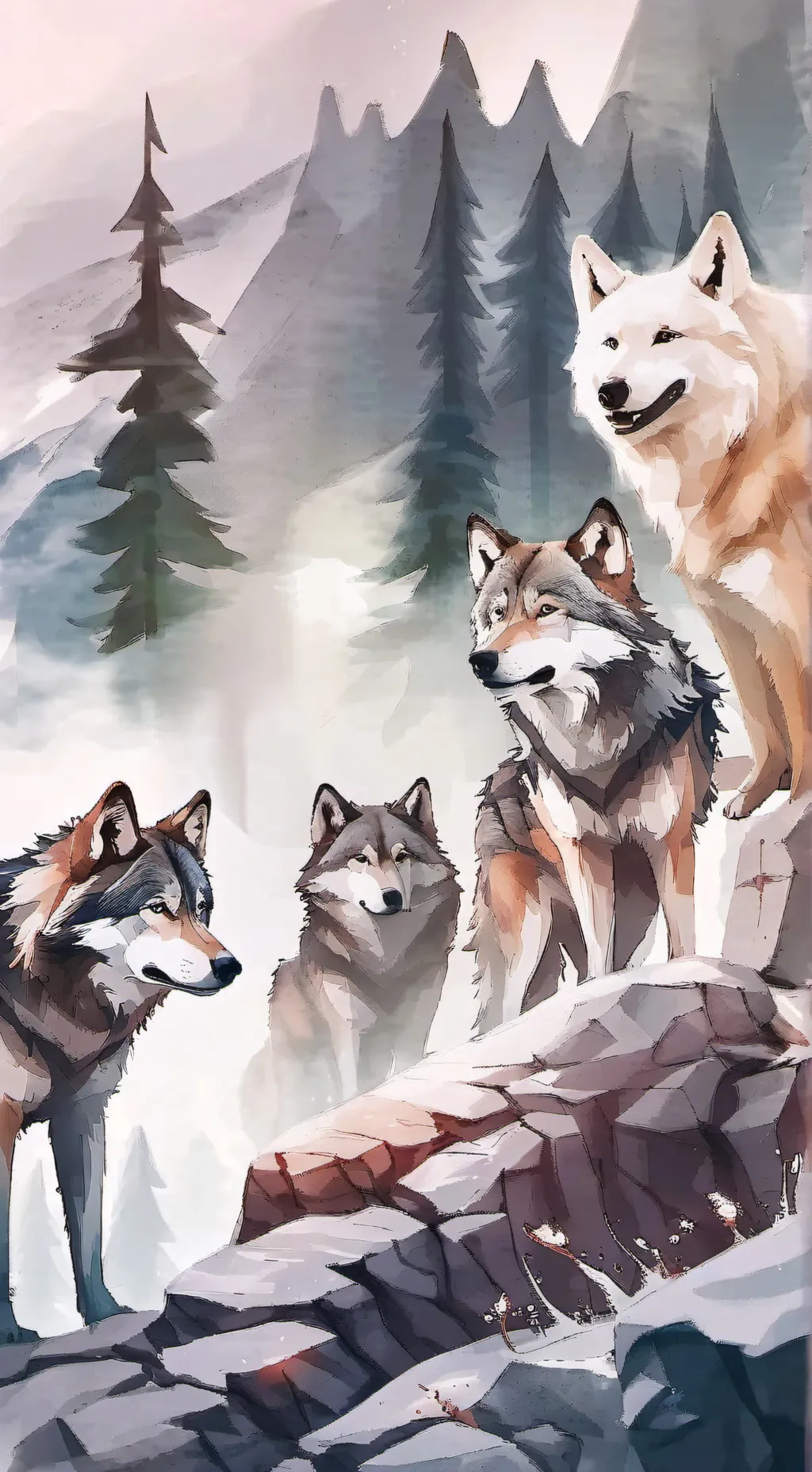 ai character: The Moon Pack background