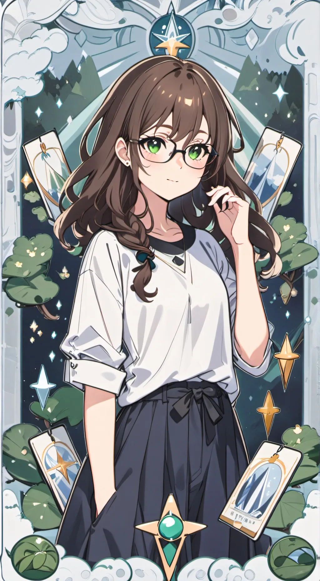 ai character: June background