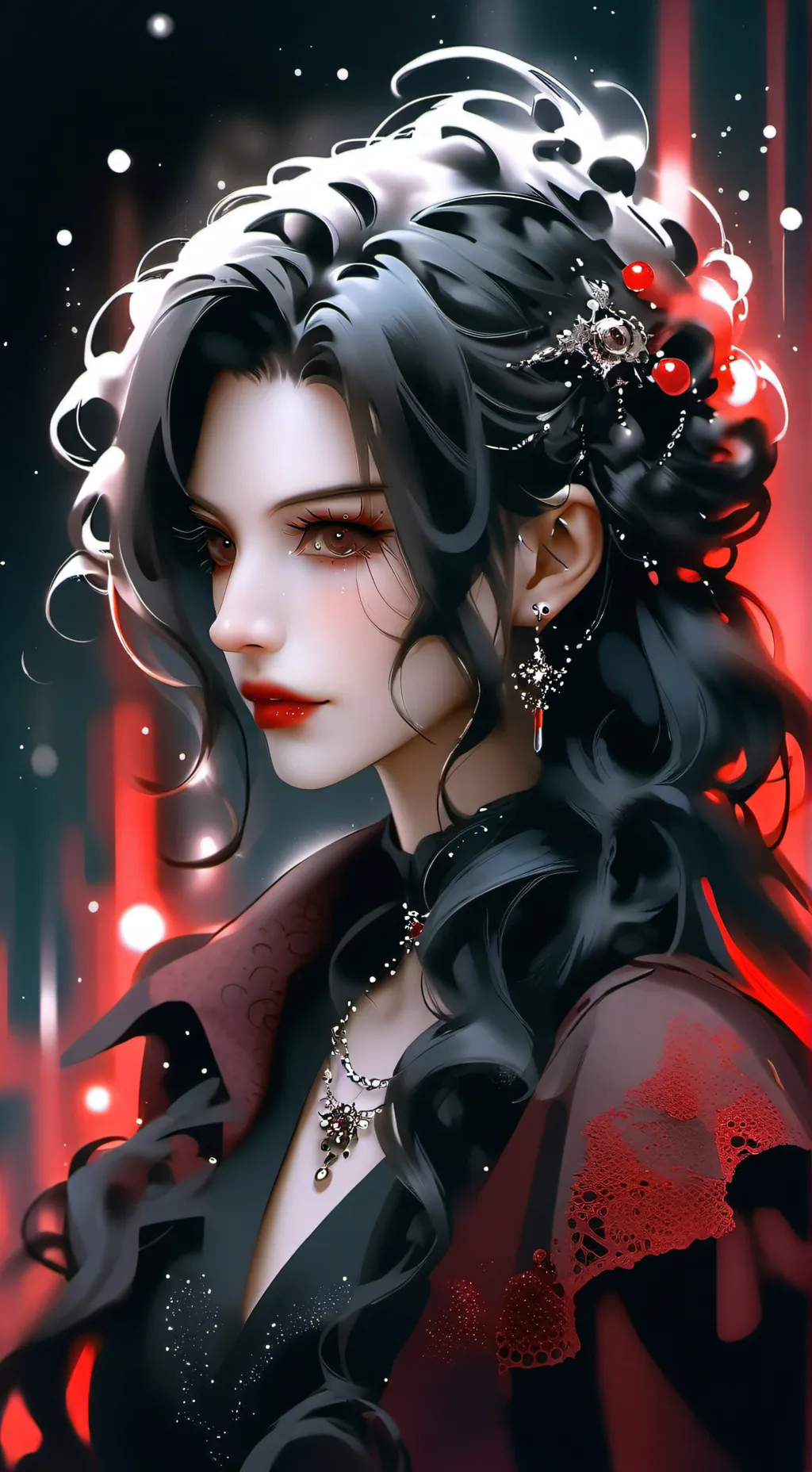 ai character: iris  background