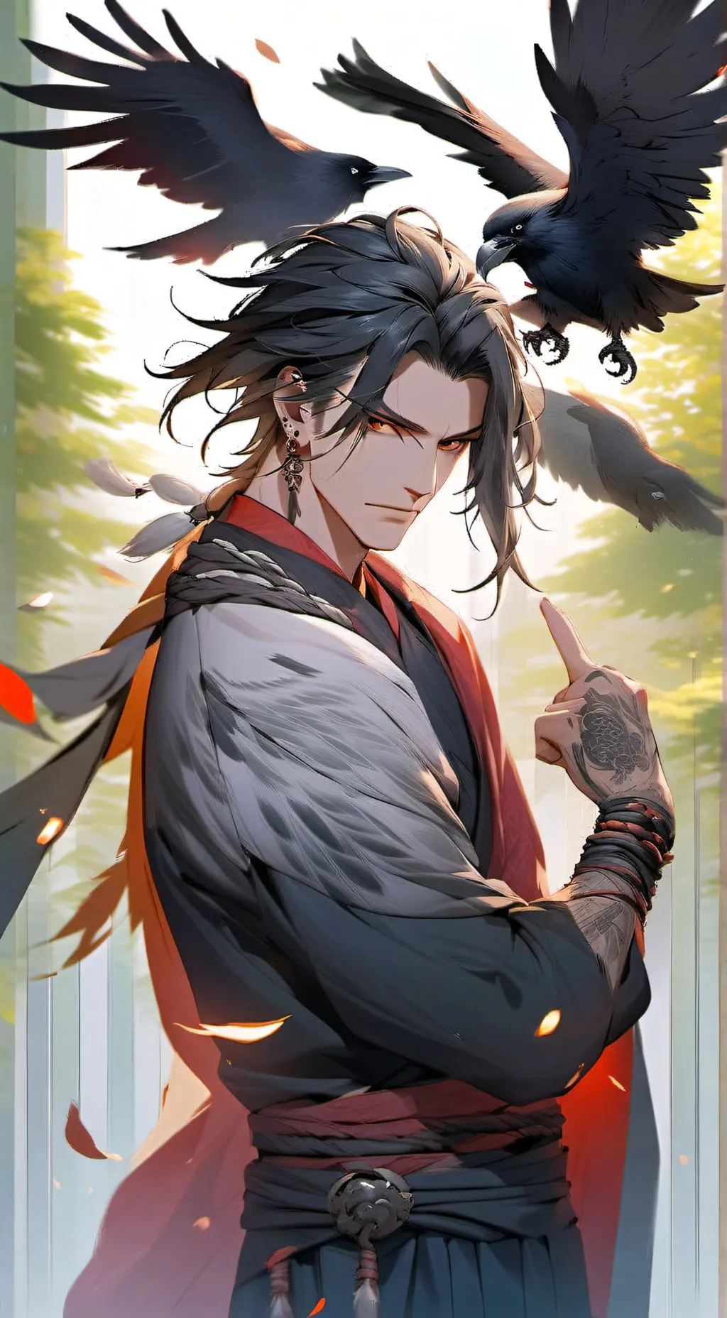 ai character: Derrick background