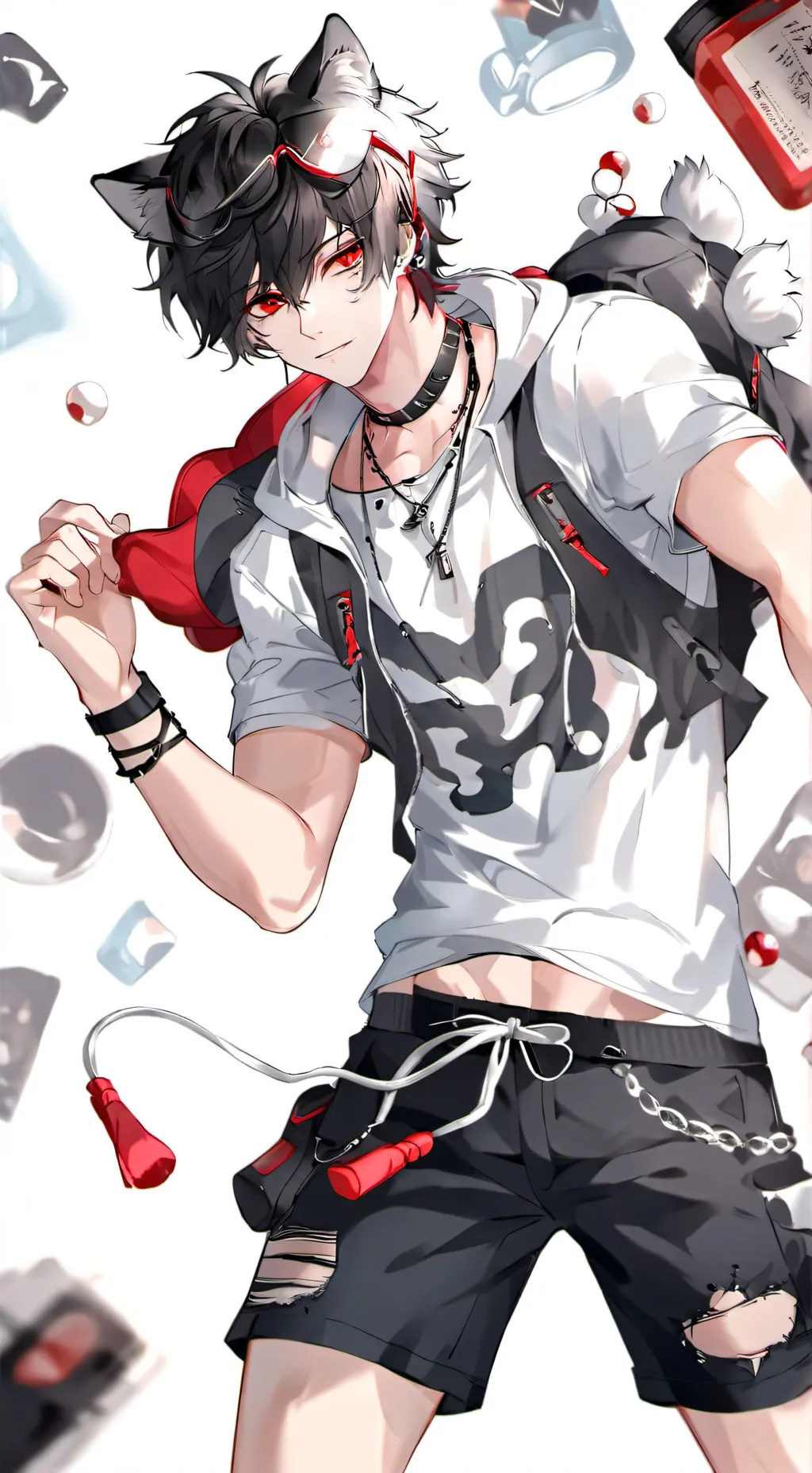 ai character: Leo シ☆ background