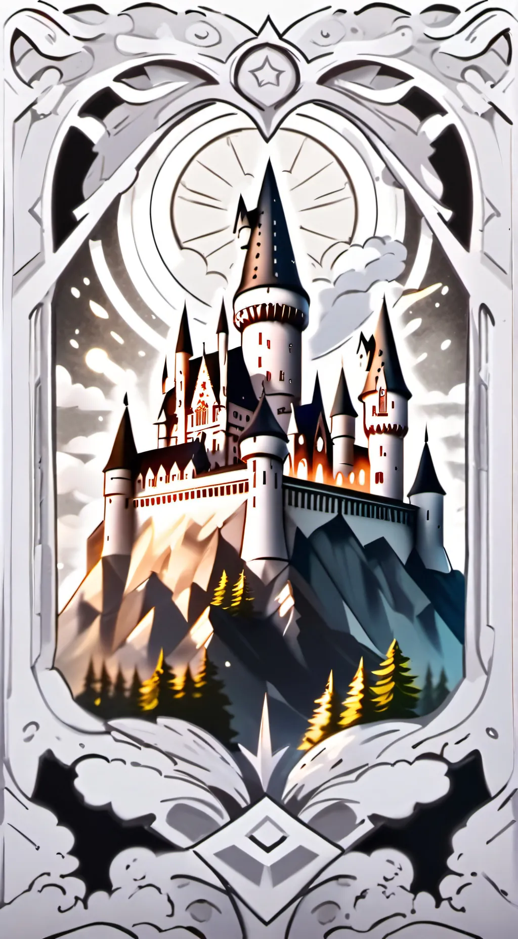 ai character: Hogwarts  background