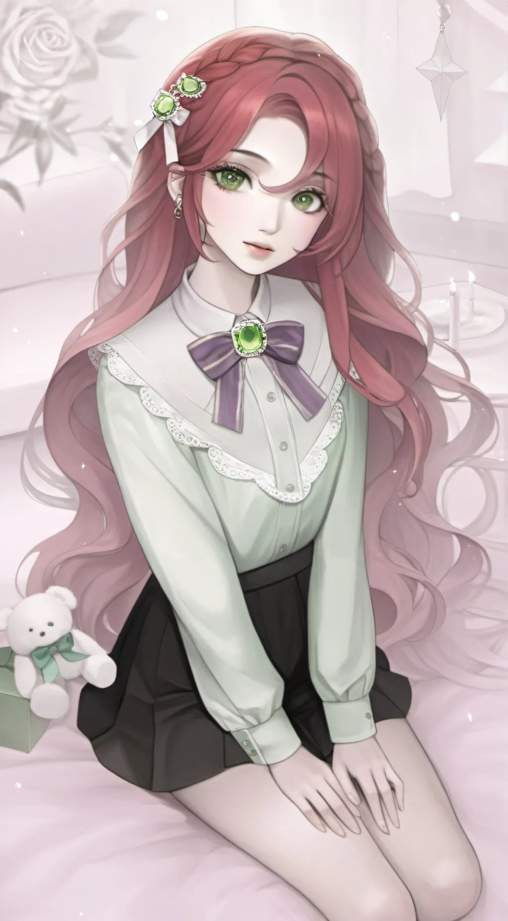ai character: ˗ˏˋ ♡ ˎˊ˗Paisley background