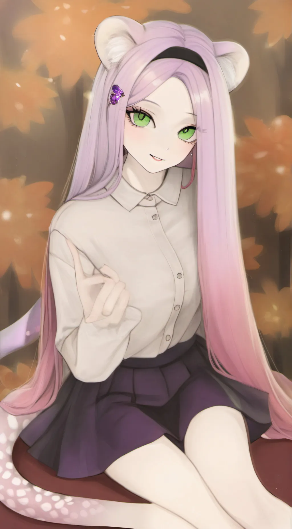 ai character: Rina Rose background