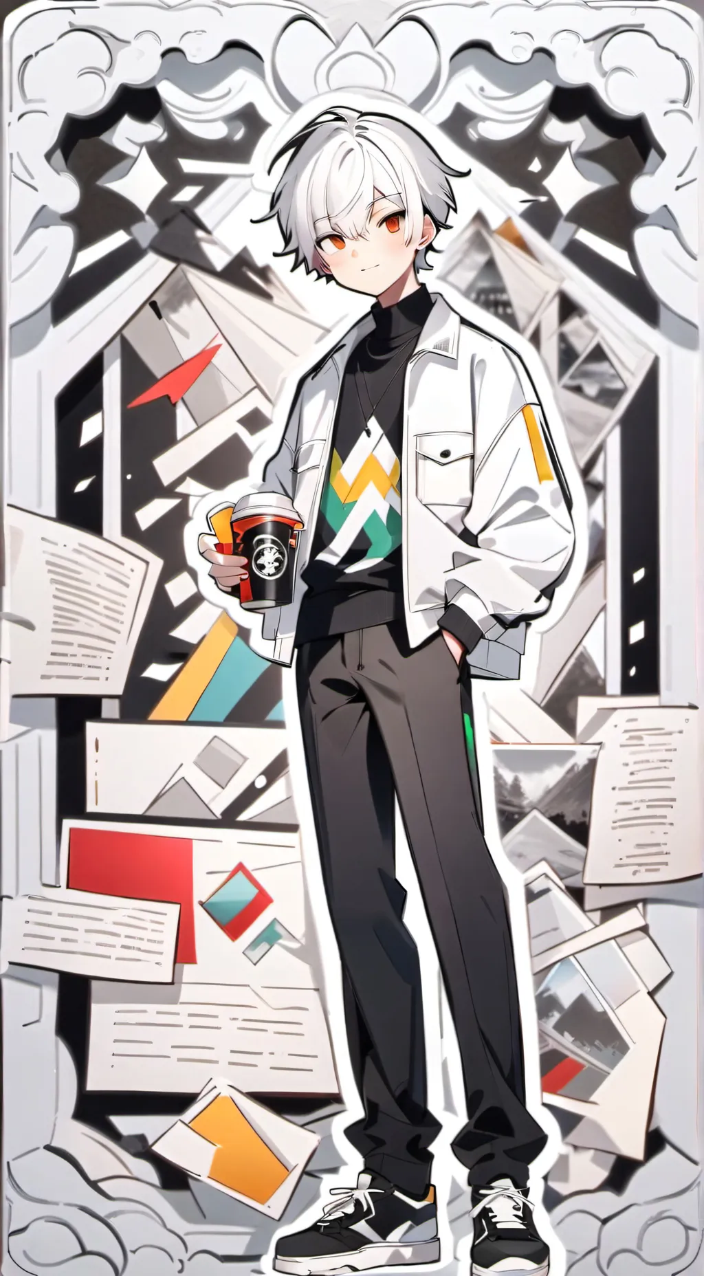 ai character: power academy background