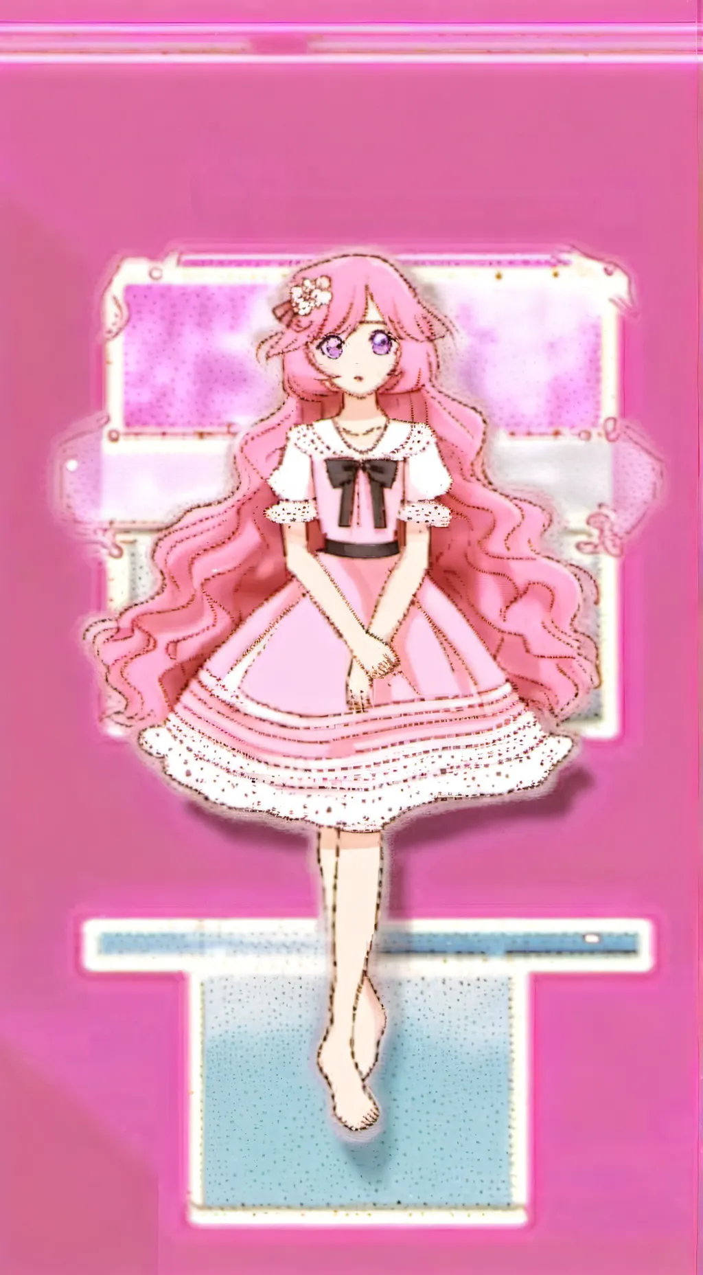 ai character: Bridget🌸🐙🐖🦩🌺🪷🌷🏩🎀👚🩱 background