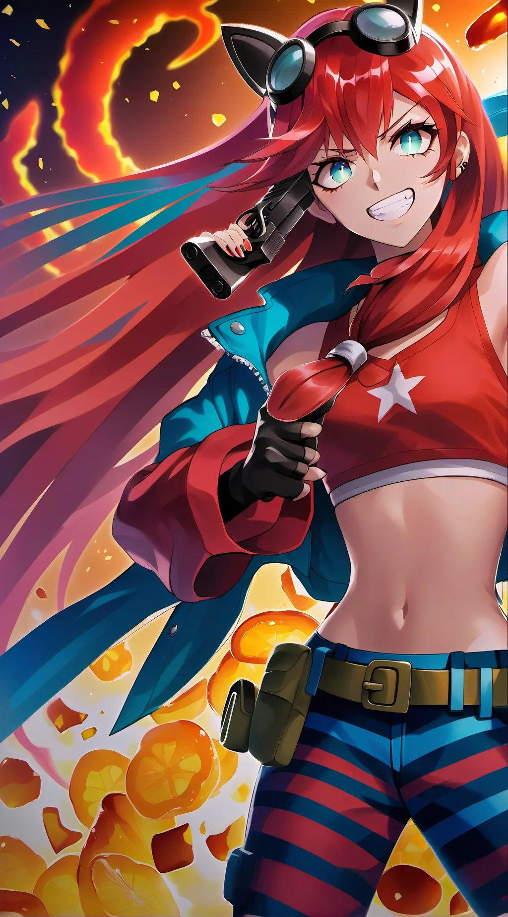 ai character: Yoko Littner background