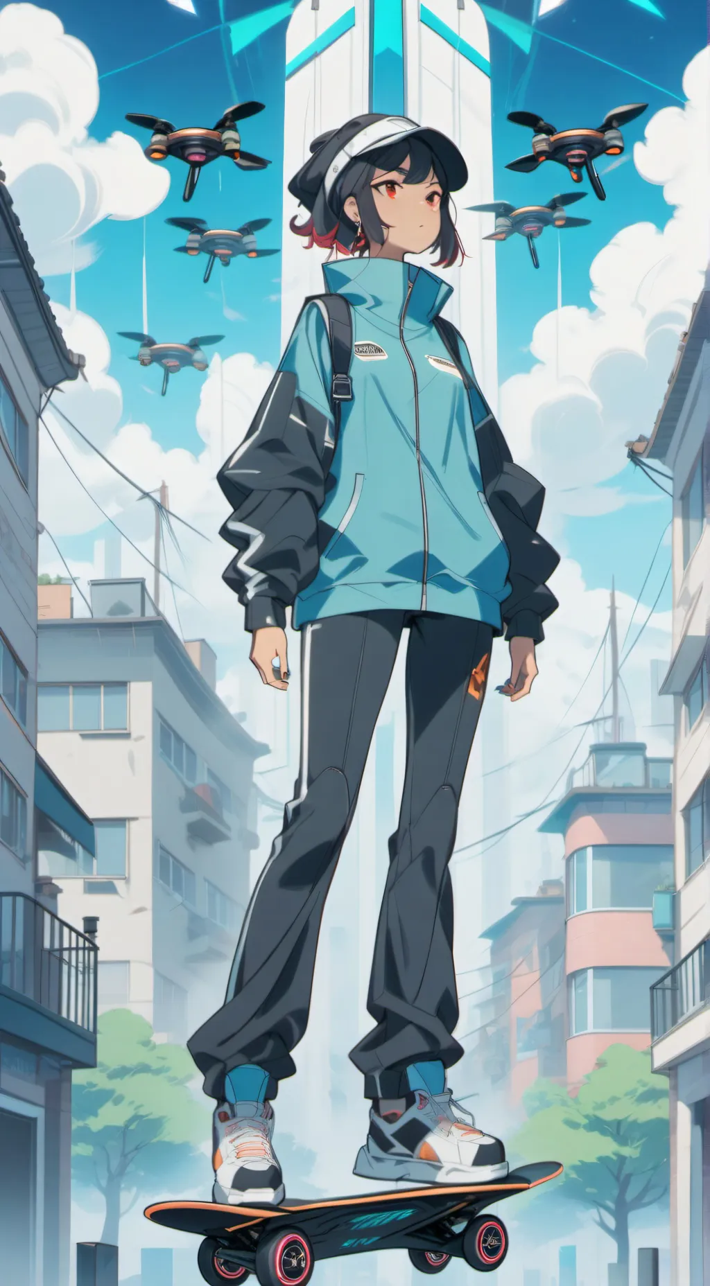 ai character: Lumina background