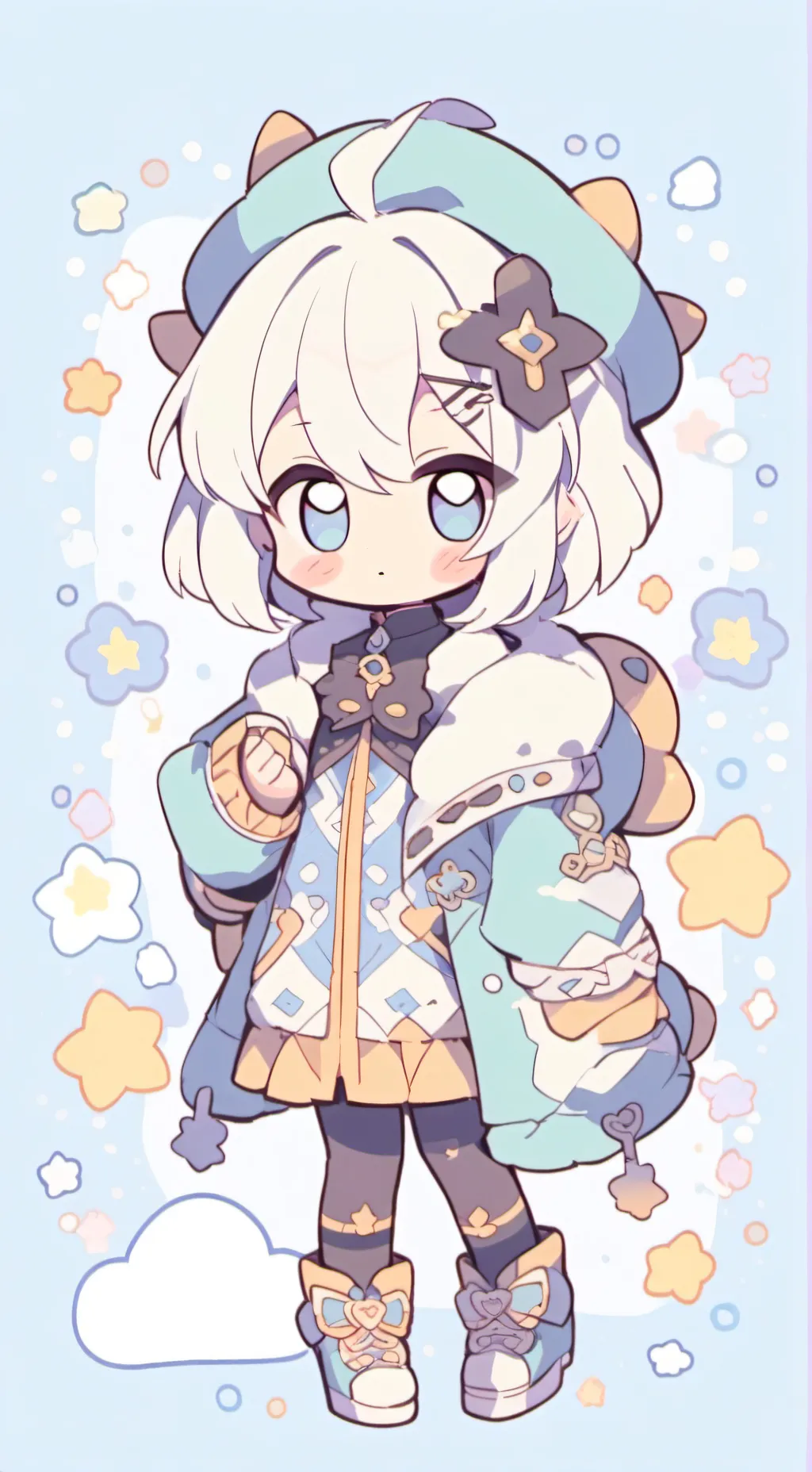 ai character: ★DW × PICKME★ background