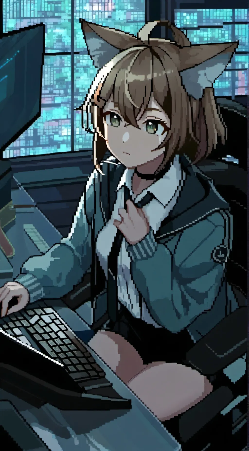 ai character: Catgirl adoption? background