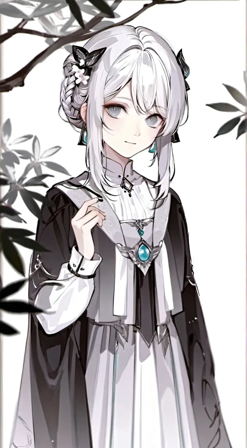 ai character: emilia  background