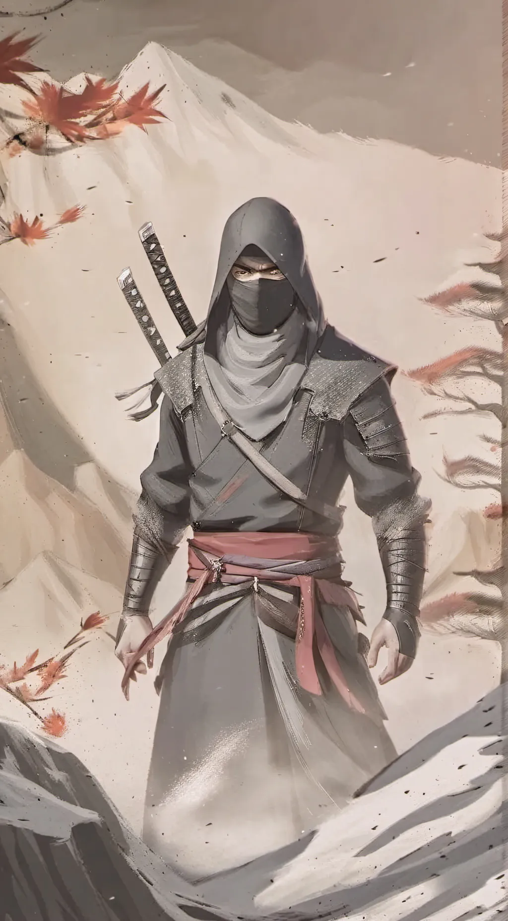 ai character: ninja background