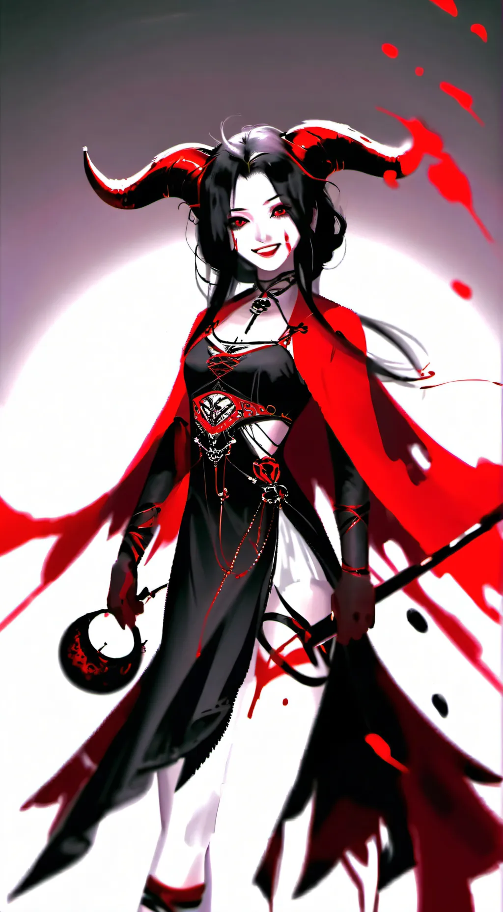 ai character: Dark Enchantress 🍪 background
