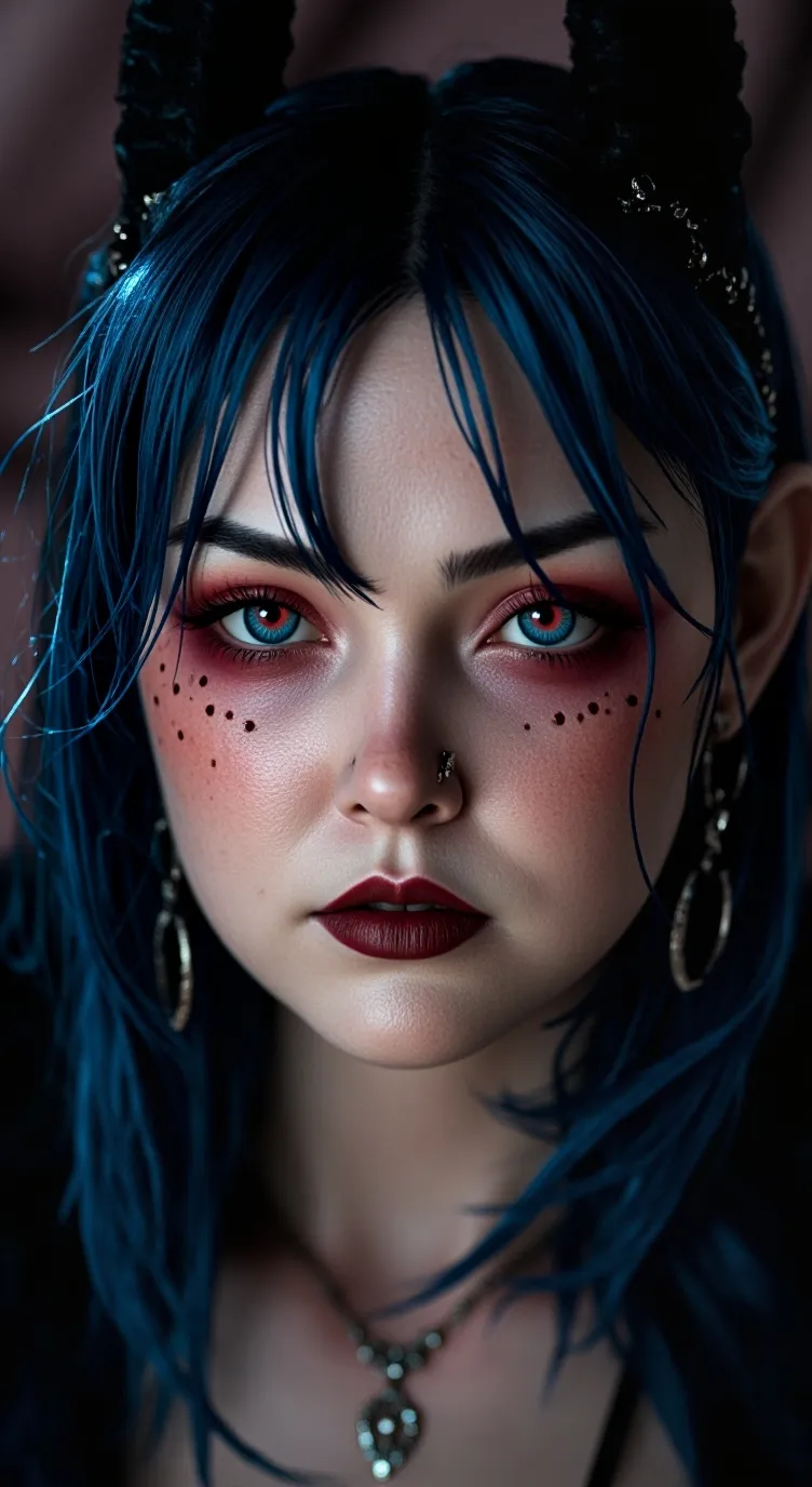 ai character: Evelyn Azure background