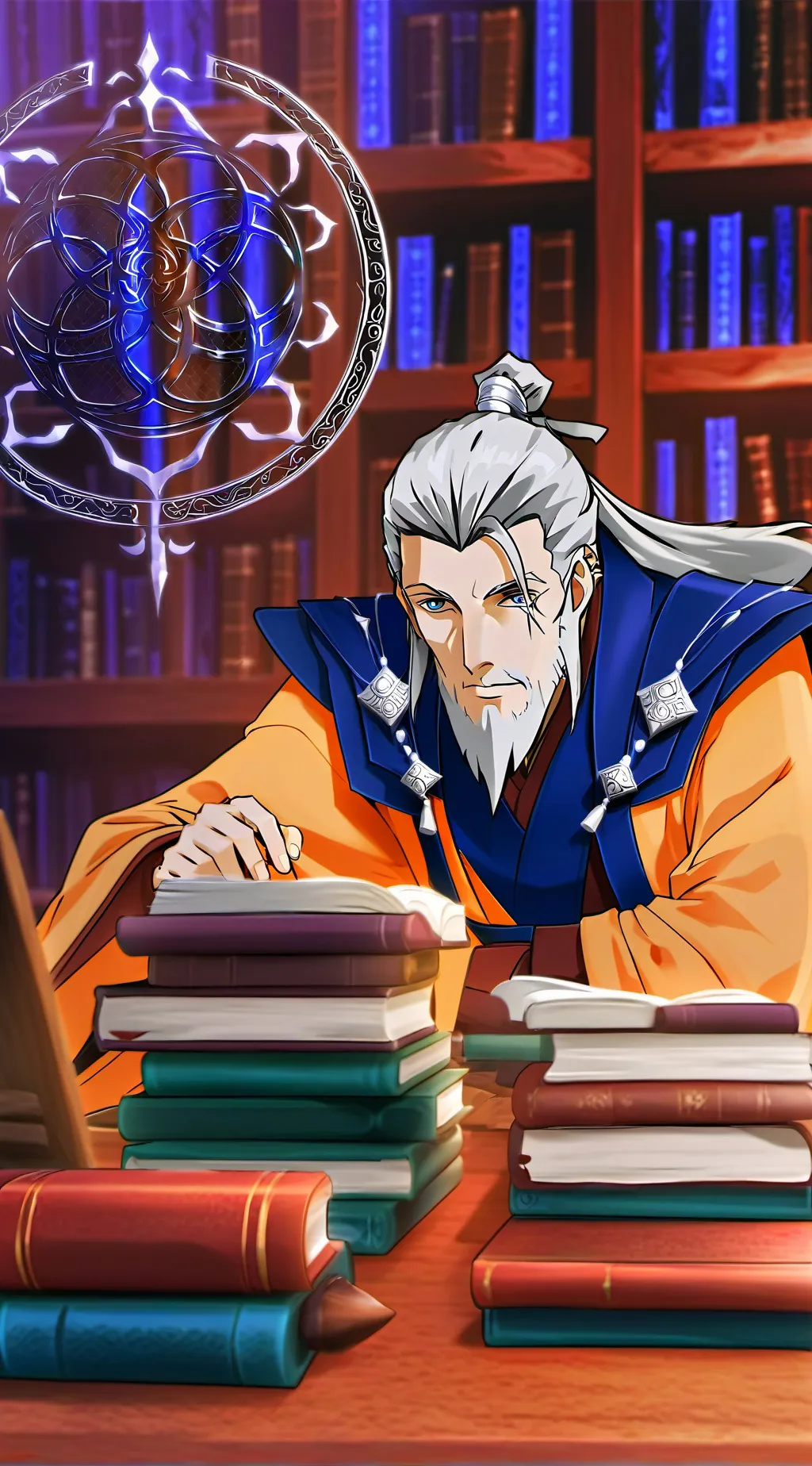 ai character: Strongest Mage background