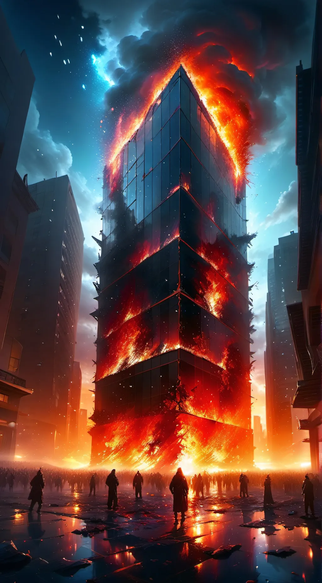 ai character: mha fire background