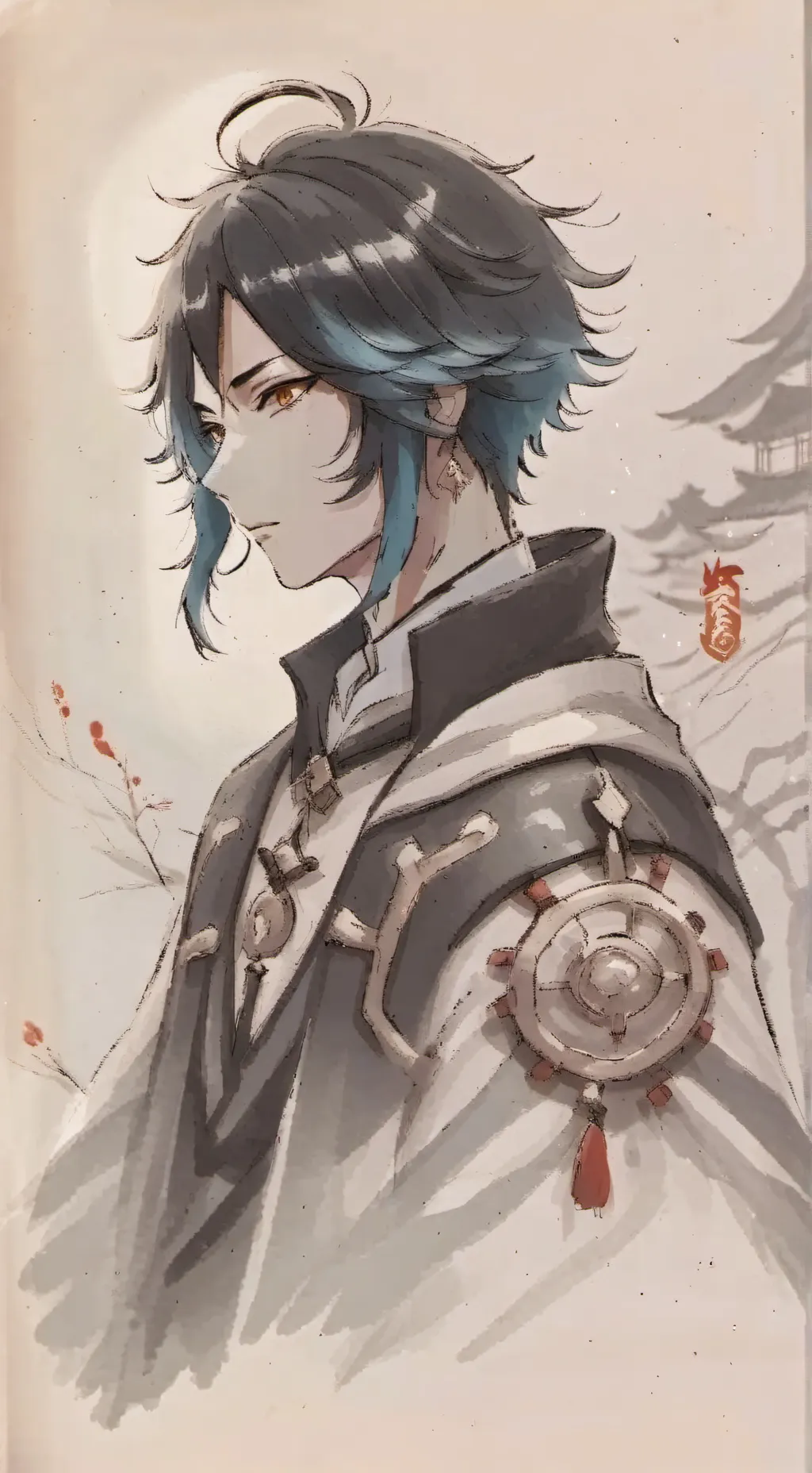 ai character: xiao background