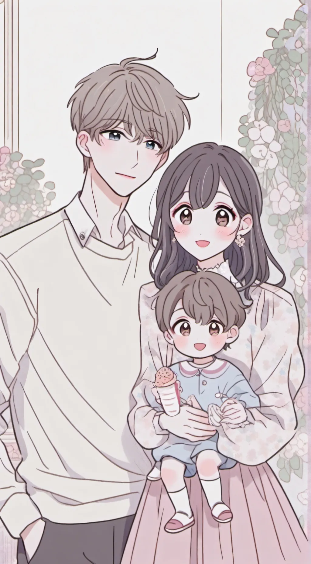 ai character: strange family background