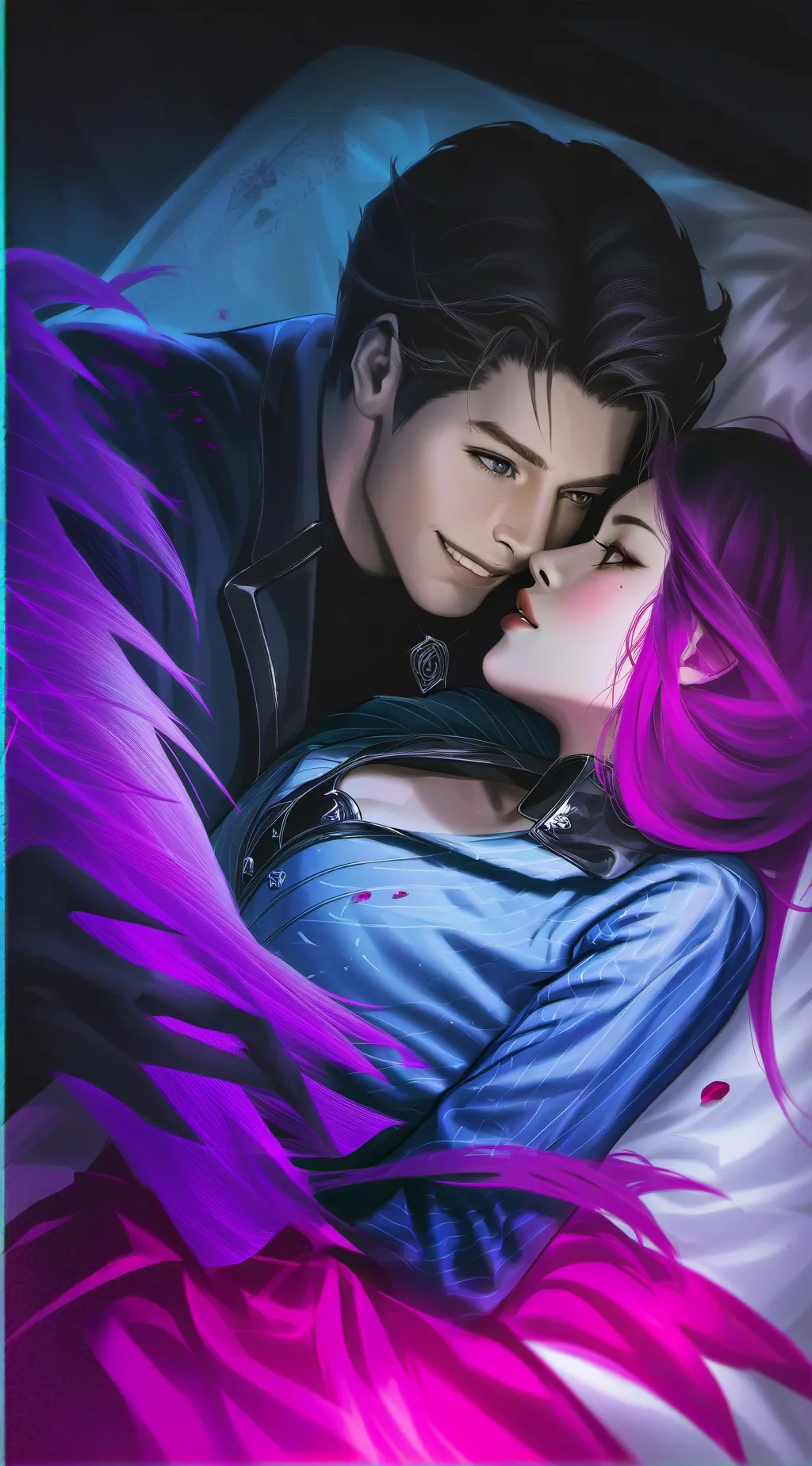 ai character: moonlight  background