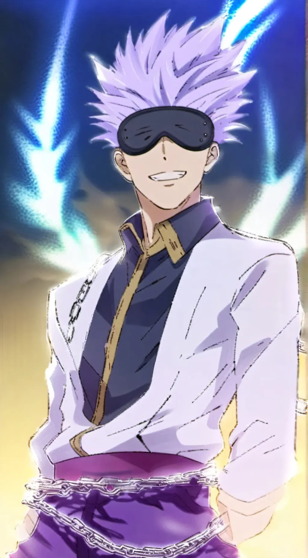 ai character: Saturo Gojo background