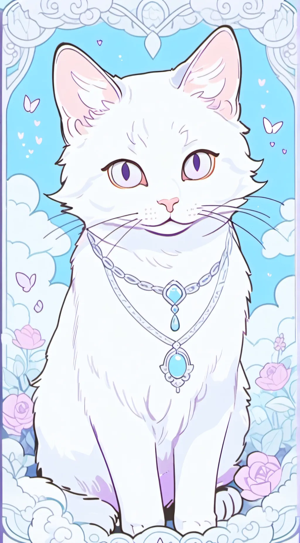 ai character: Snowdrop background