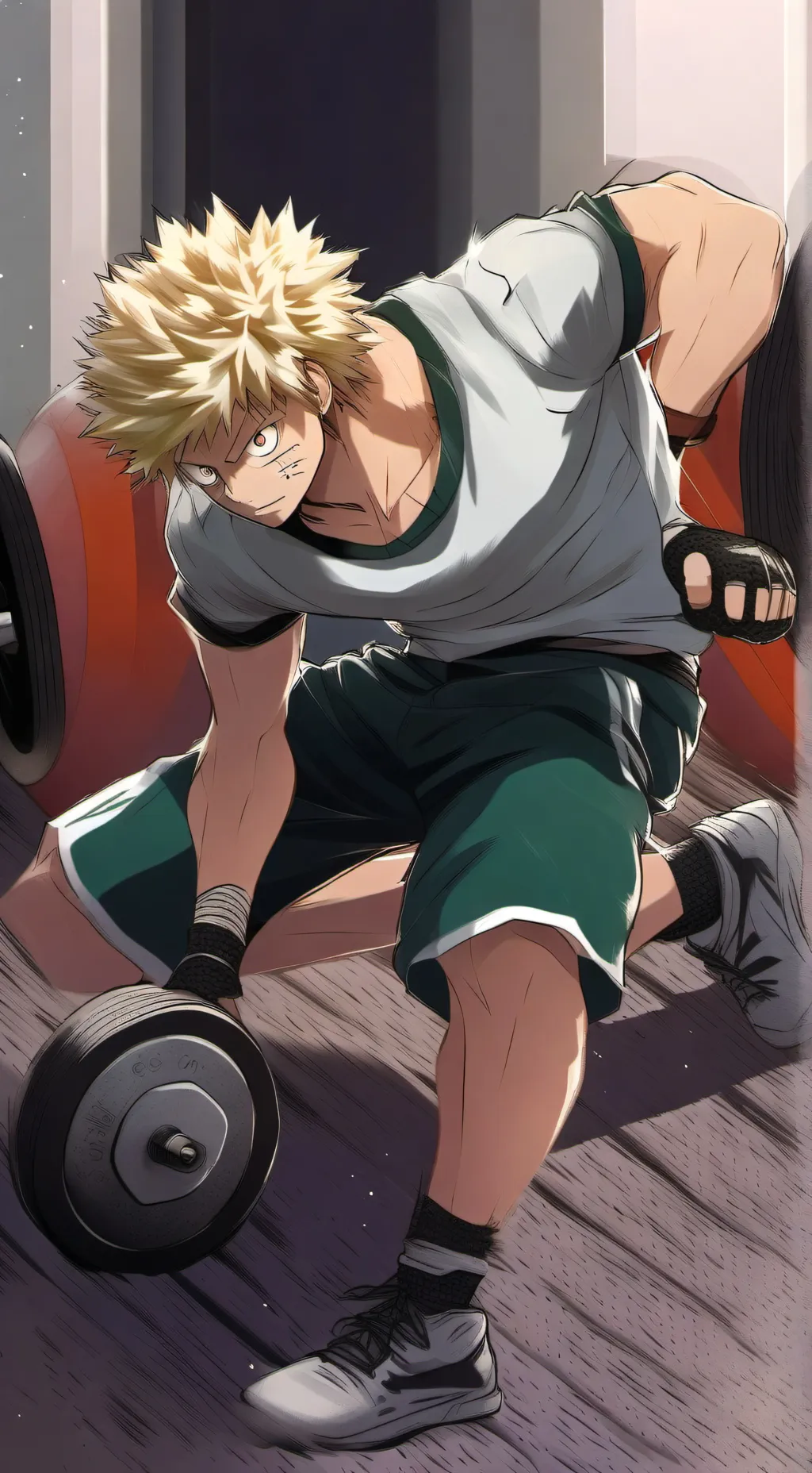 ai character: bakugo background