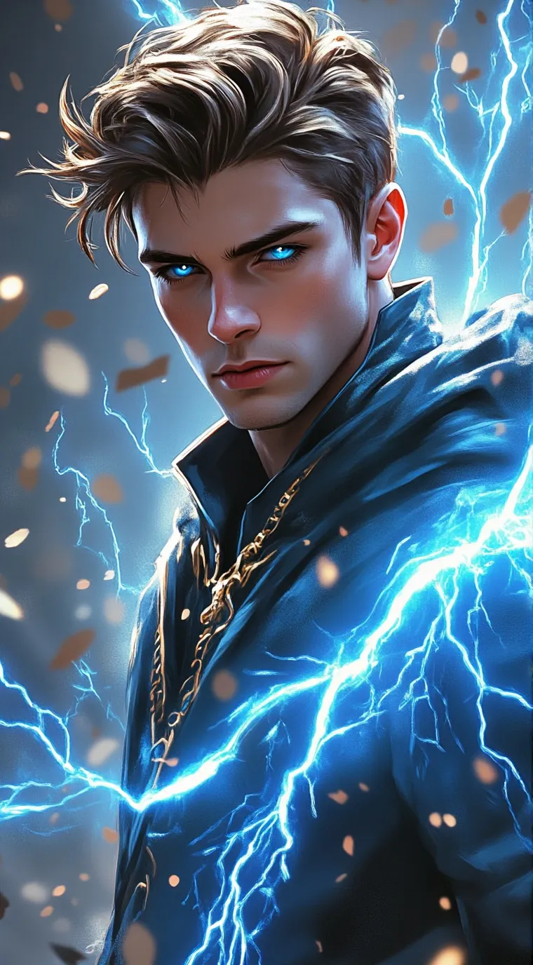 ai character: Calix storm  background
