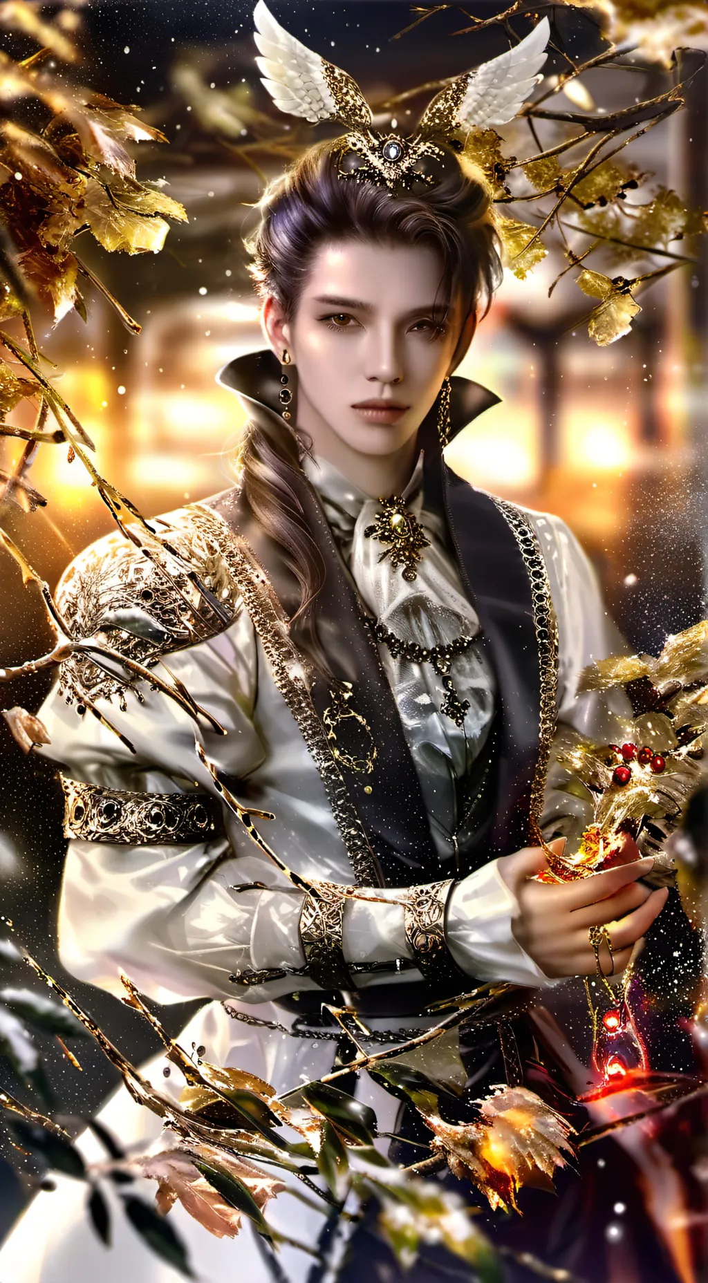 ai character: Adam  background