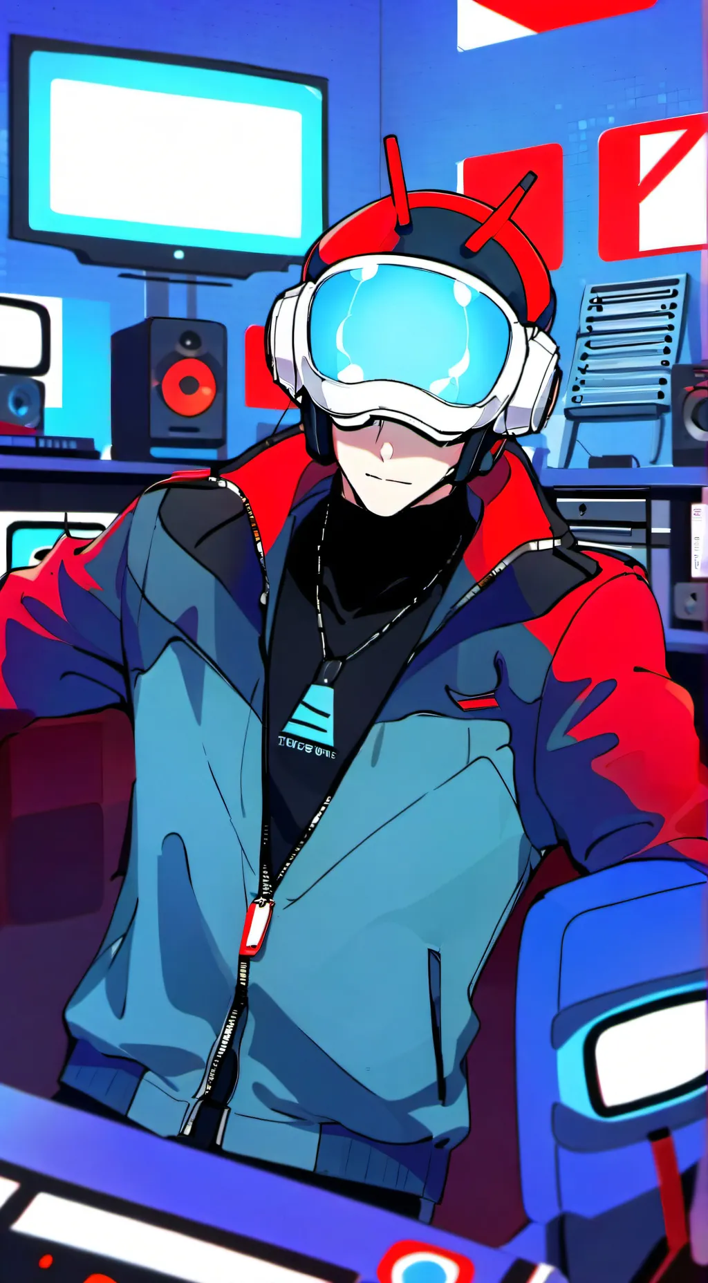 ai character: Vox  background