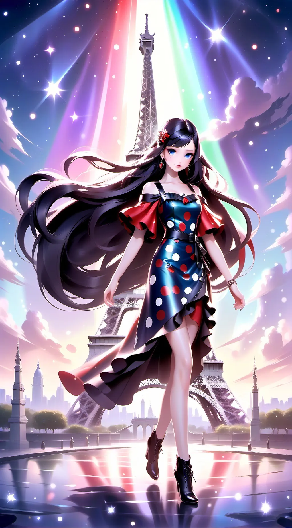 ai character: Miraculous Ladybug background