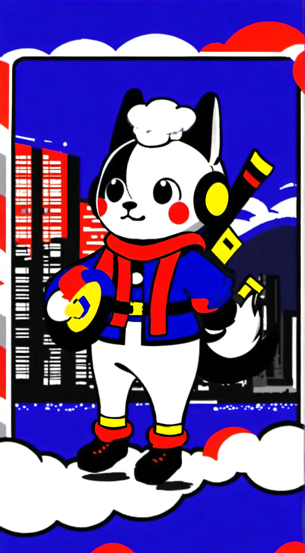 ai character: mascota background