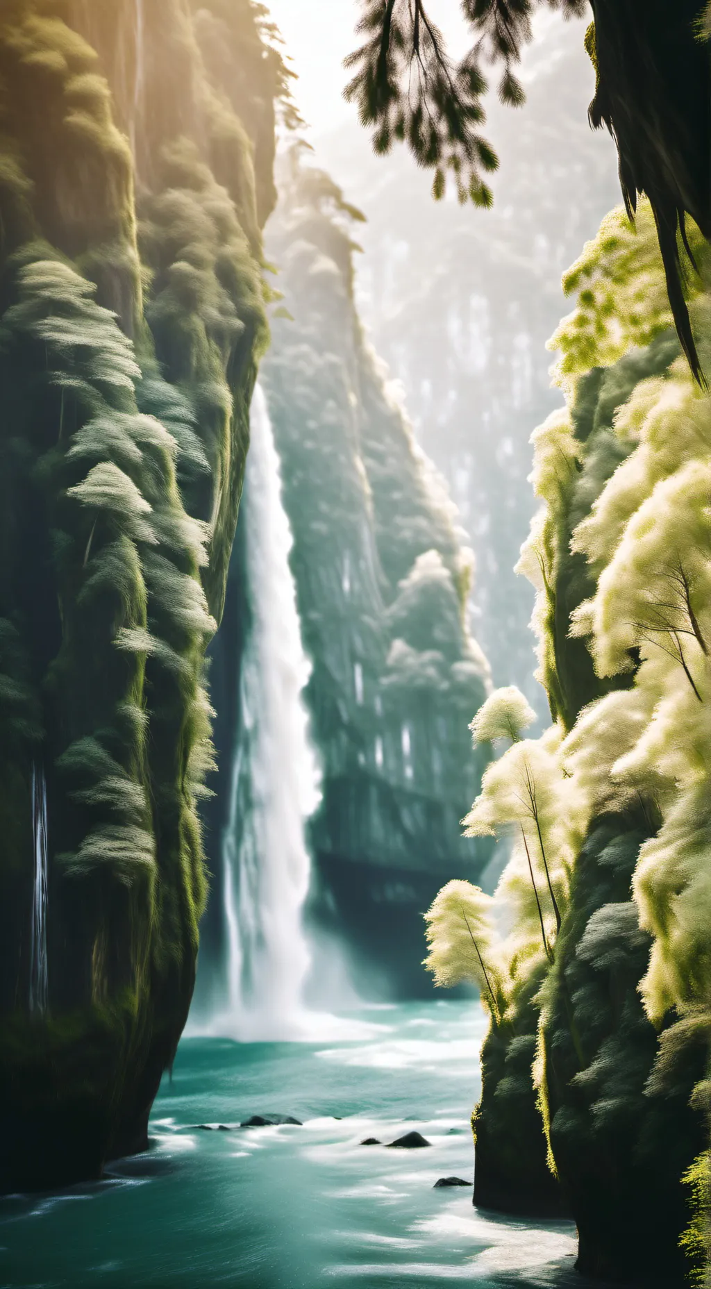ai character: :3 mythical world background