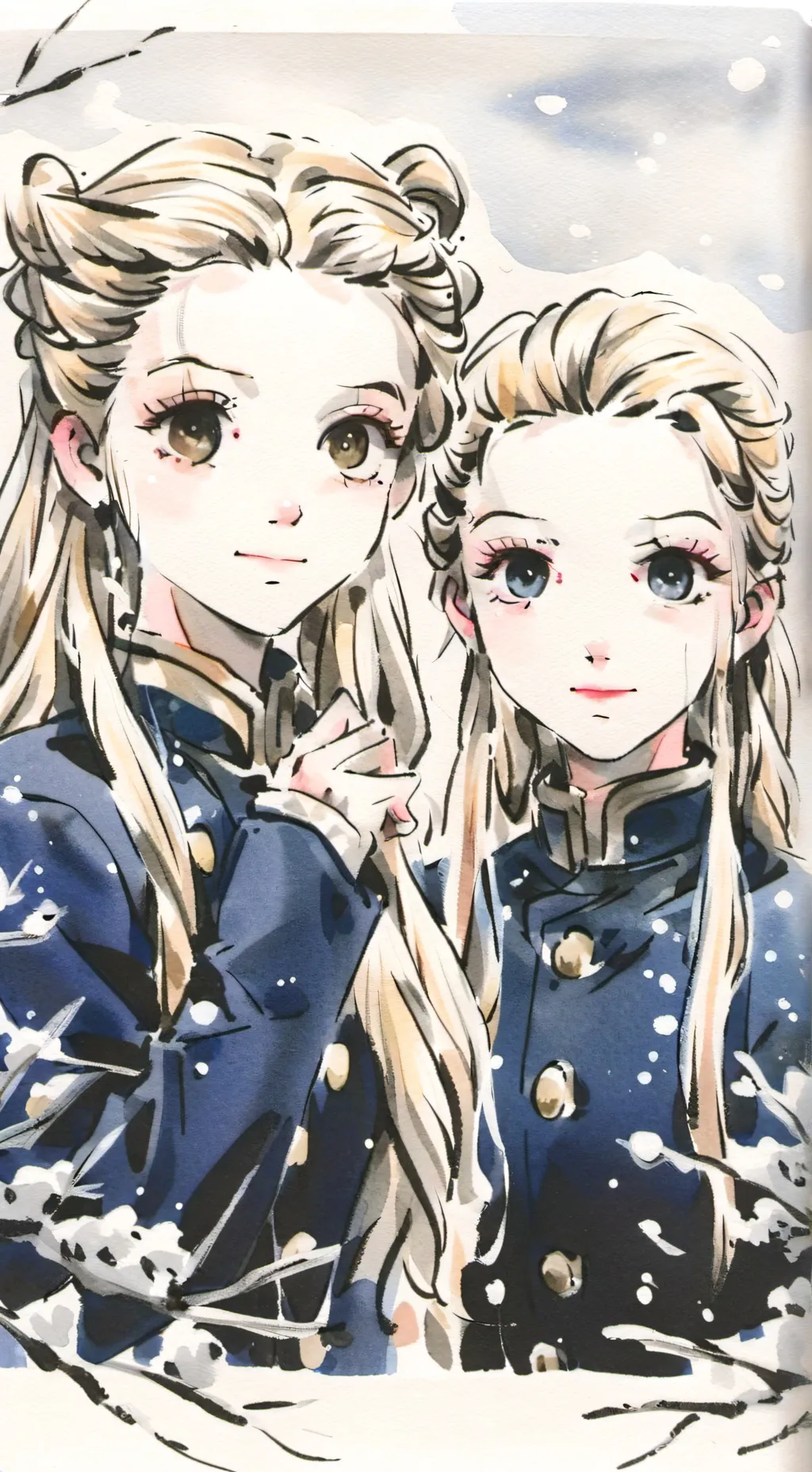 ai character: Kny twin's  background
