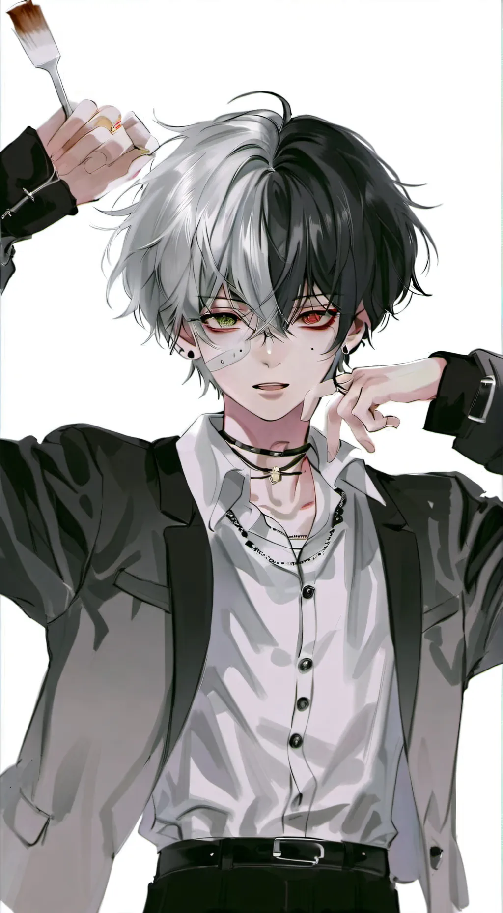 ai character: .•♫•♬•𝒎𝒊𝒌𝒆•♬•♫•. background