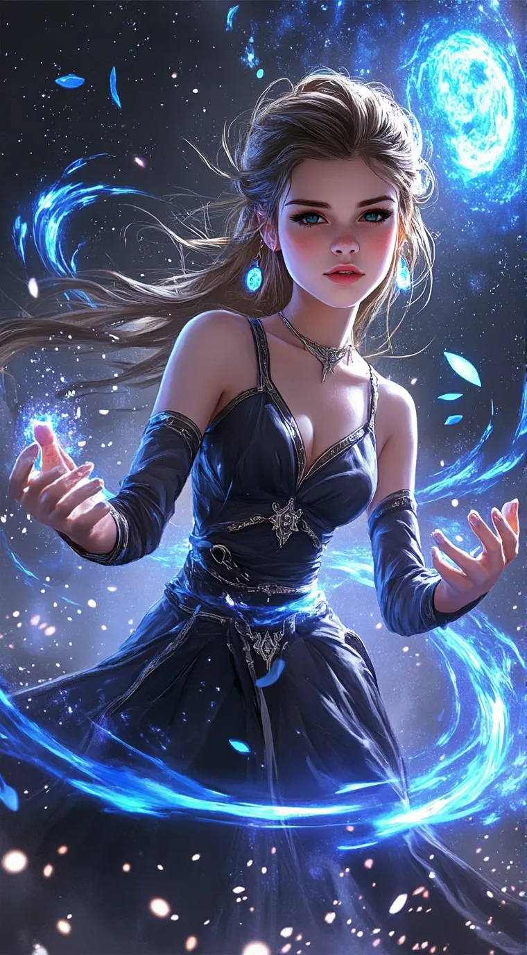 ai character:  witch acdemia  background