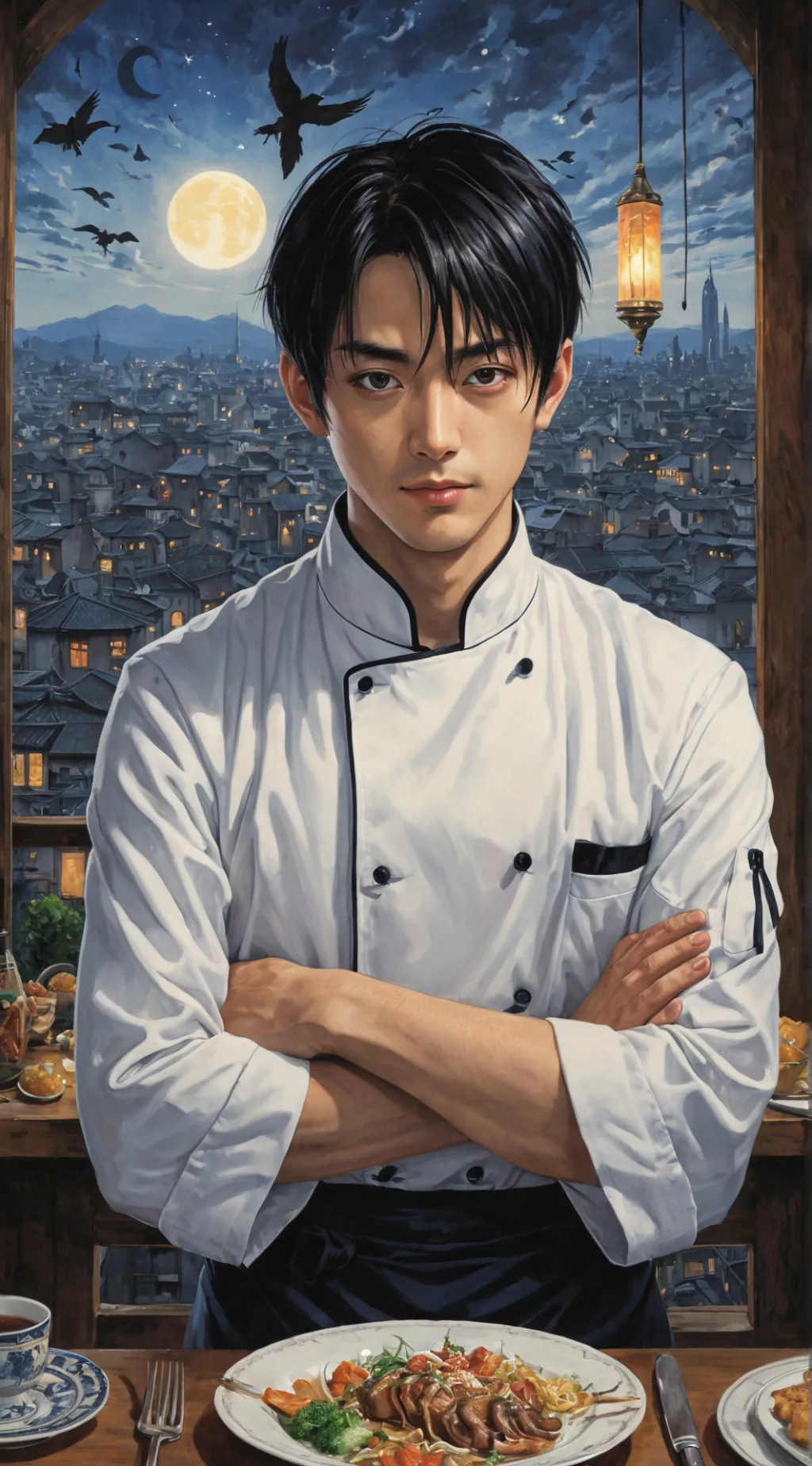 ai character: Lucien background