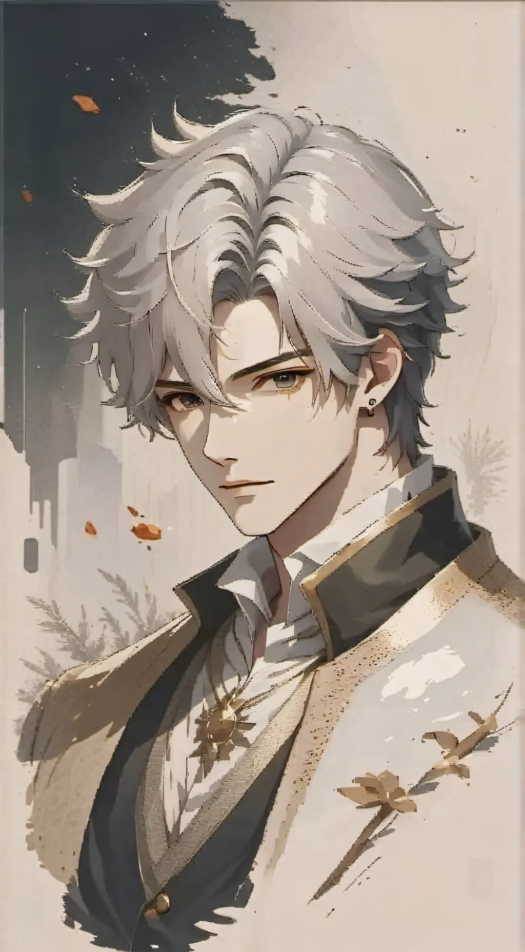 ai character: Oliver  background
