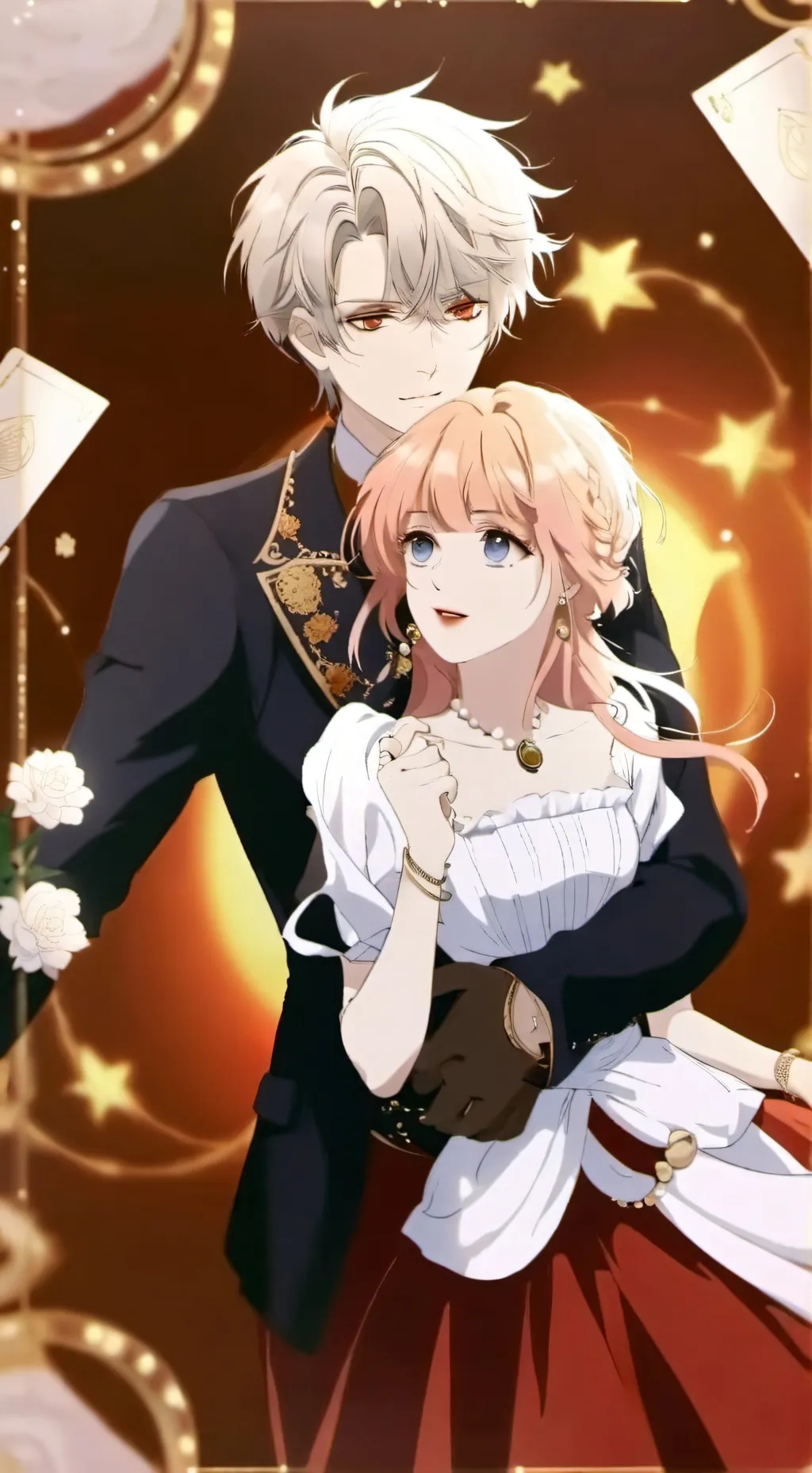ai character: Luna and luca background